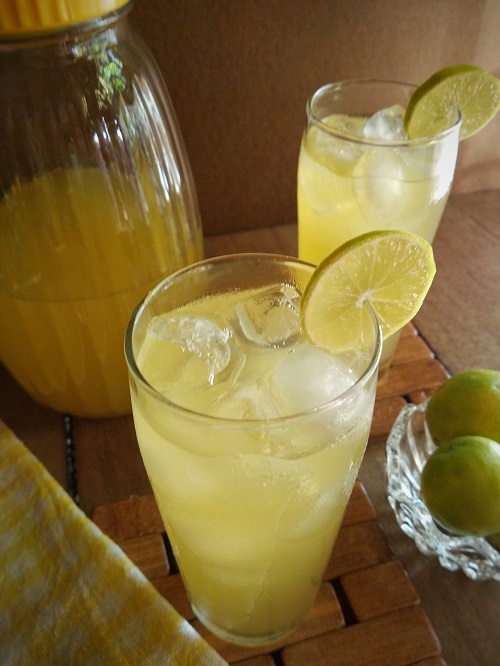 Fizzy Pineapple Lemonade | Non-alcoholic Cocktail
