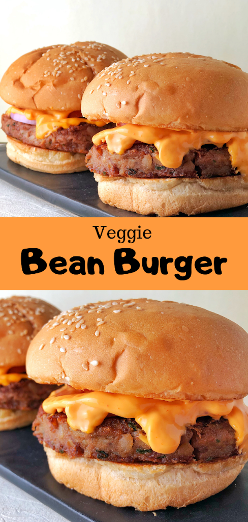 Veggie Bean Burger | Rajma Burger | Tempting Treat