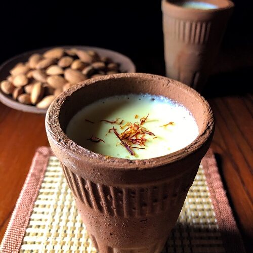 Kesar Badam Milk | Cosy Winter Drink | Tempting Treat