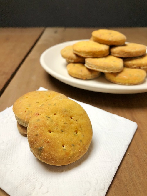Quick Parmesan Biscuits Recipe - Made without Eggs and Butter