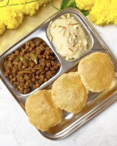 Halwa Puri Chana Recipe | Ashtami/Navami Prasad Recipe | Tempting Treat