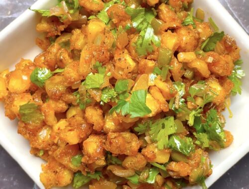 Crispy Corn Chaat Recipe