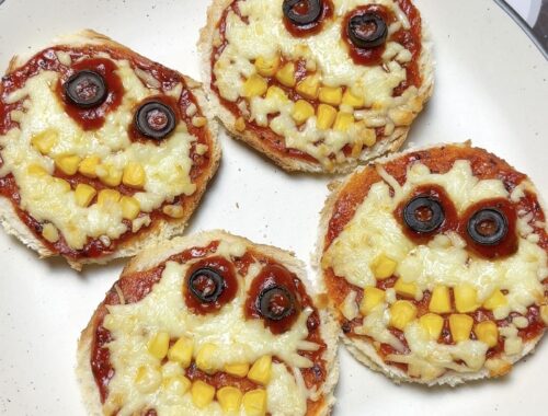 Bhoot/Ghost Pizza Recipe