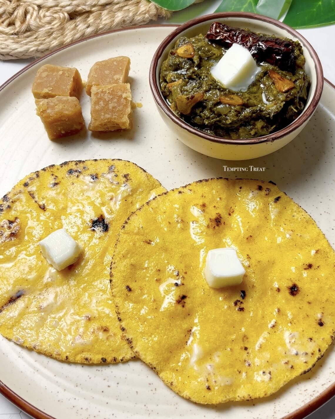 Punjabi Style Makki Ki Roti Sarson Ka Saag Recipe