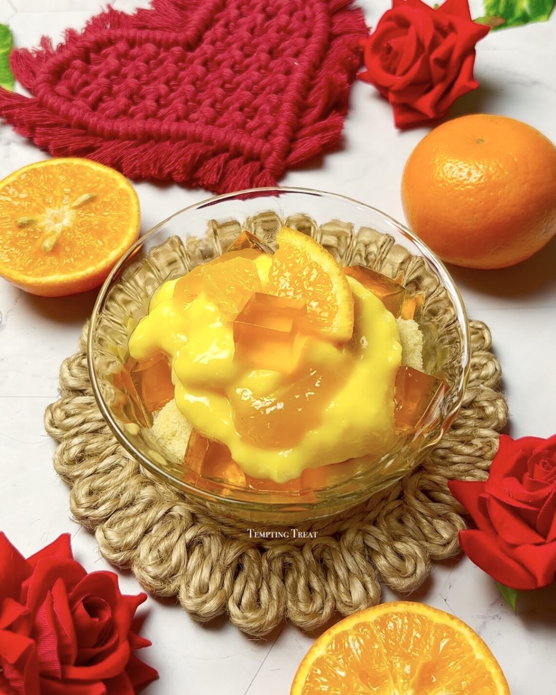 Orange Custard Trifle