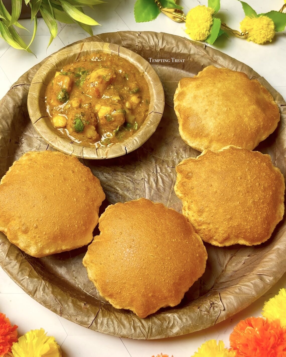 Bhandare Wali Aloo Ki Sabji and Bhandare Wali Hing Ki Puri