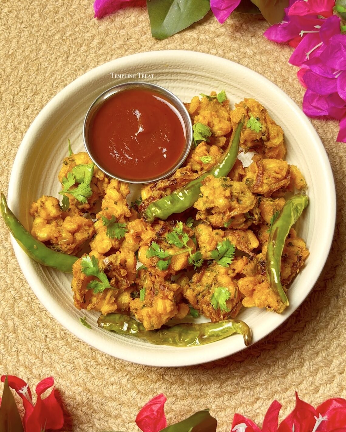 Crispy Corn Bhajiya/Pakoda Recipe