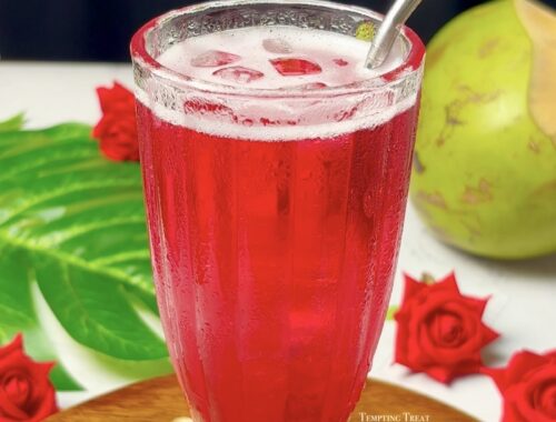 Rose Coconut Sharbat