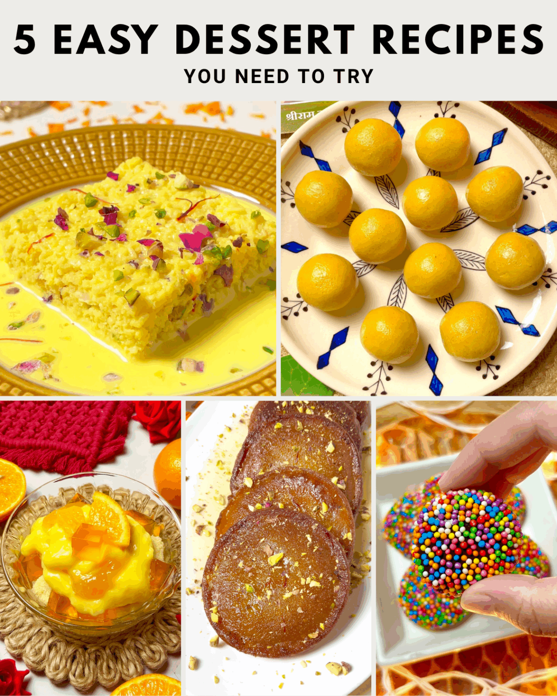 easy dessert recipes