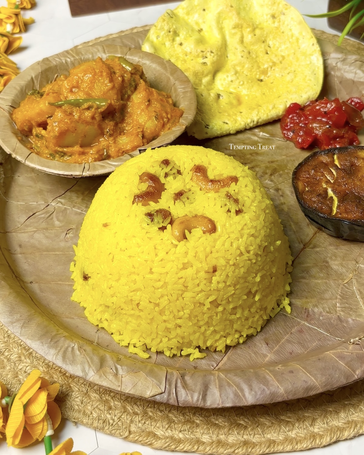 Basanti Pulao with Gobindobhog rice